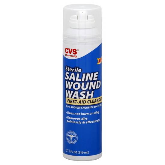 Cvs Sterile Saline Wound Wash First-Aid Cleanser