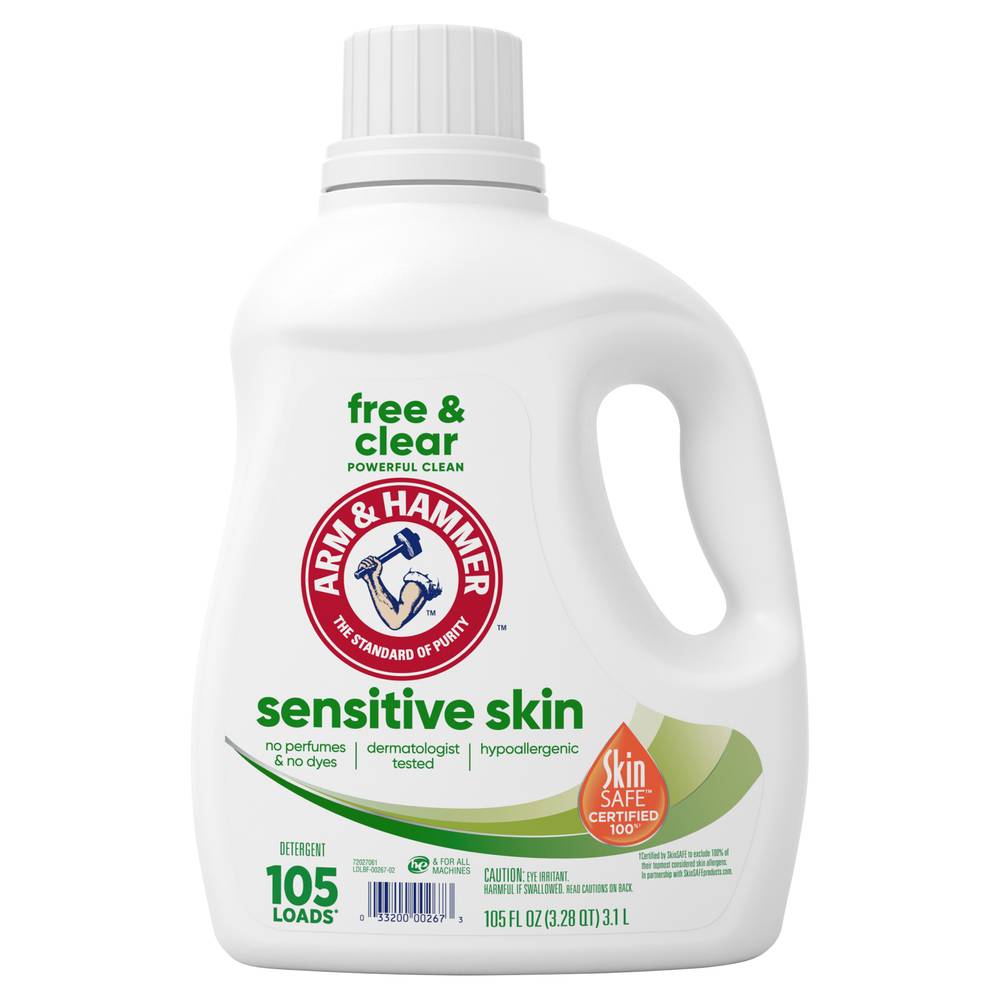 Arm & Hammer Sensitive Skin Free & Clear Liquid Laundry Detergent