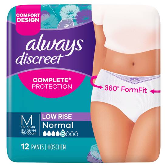 Always Discreet Incontinence Pants (12 pack)