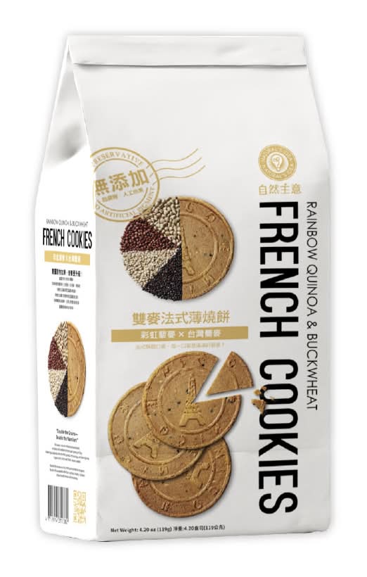 自然主意-雙麥法式薄燒餅(119g/袋)