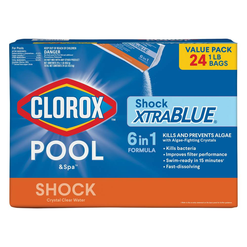 Clorox Pool&Spa Xtrablue Shock Value pack (24 ct)