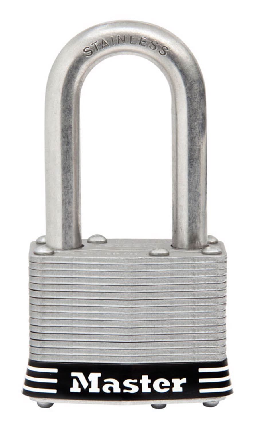 Master Lock 3.18 In. H X 1-3/4 In. W Stainless Steel 4-Pin Tumbler Marine Padlock