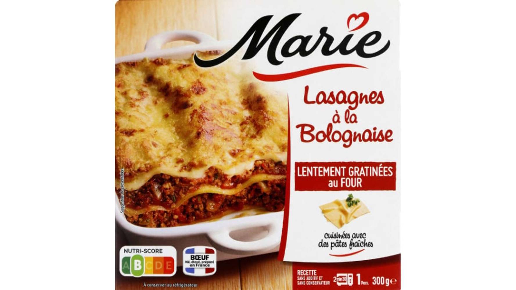 Marie - Lasagnes à la bolognaise