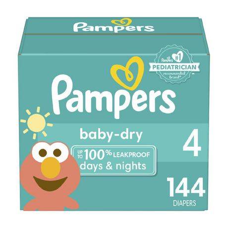 Pampers Diapers 144 Ct Diapers Pampers Super Econo Pack Baby Dry