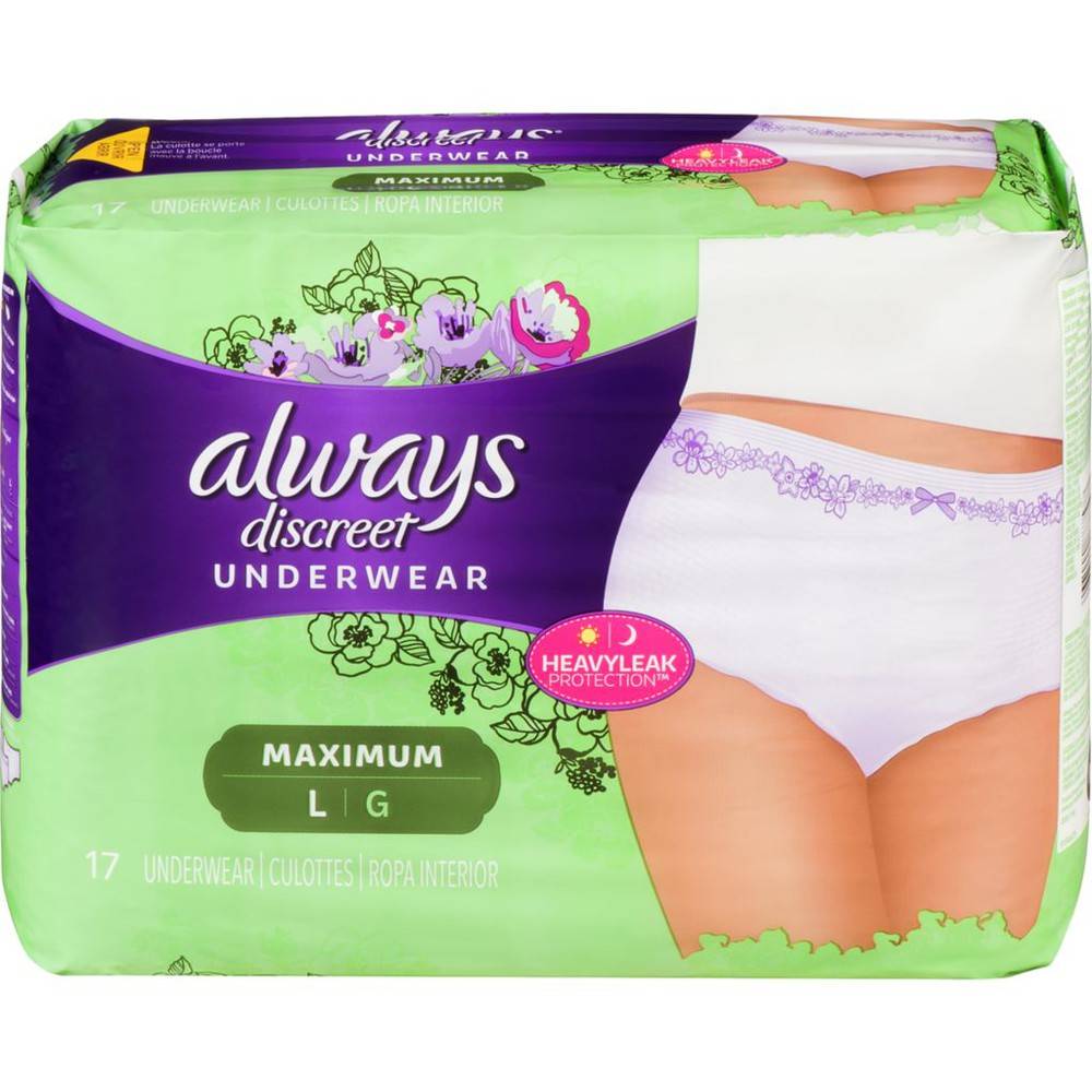 Always Maximum Underwear, Large (60 g)