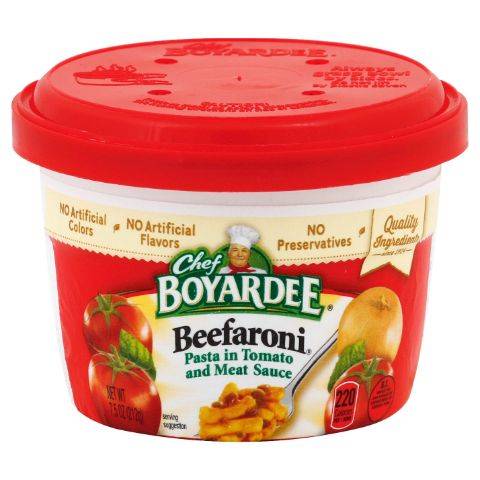 Chef Boyardi Microwave Bowl Beeforoni 7.5oz