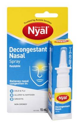 Nyal Nasal Decongestant Spray 15ml