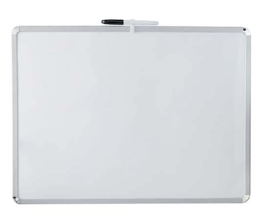 B2C Metal Framed Magnetic Dry Erase Board, White-Silver