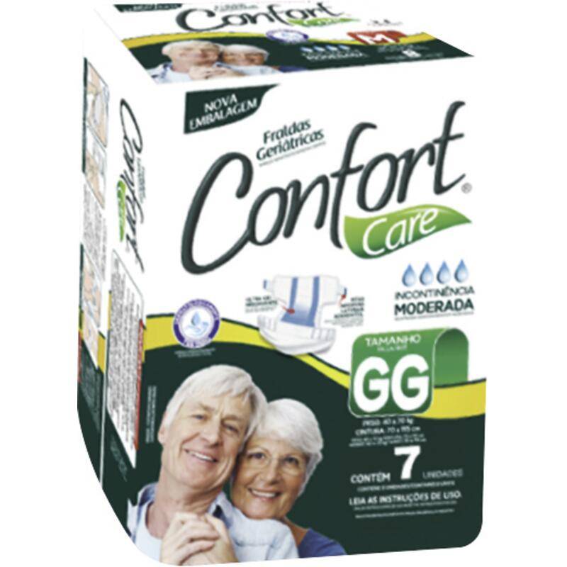 Confort care fralda geriátrica gg (7 unidades)