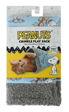 Licensed Pet Crinkle Play Sack Peanuts