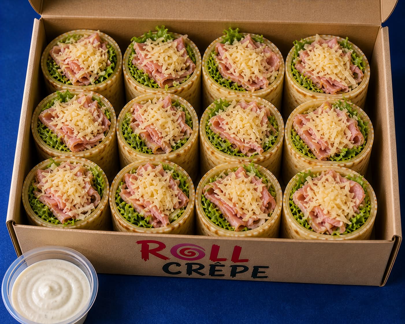 Jambon Fromage Roll ( 12 pièces)