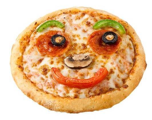 Happy Face Pizza