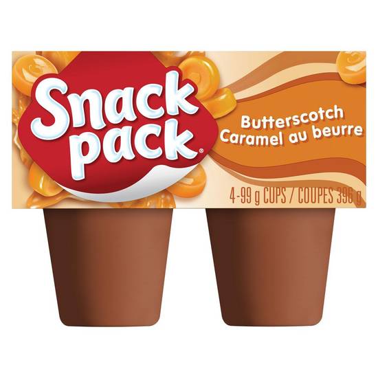 Snack pack Butterscotch Pudding Cups (4 units)
