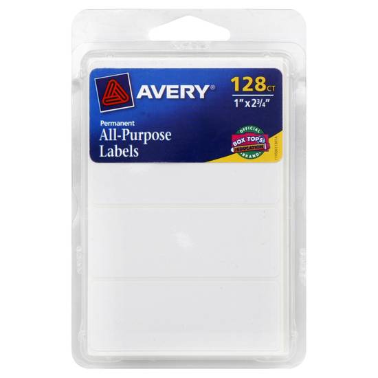 Avery Permanent All Purpose Labels