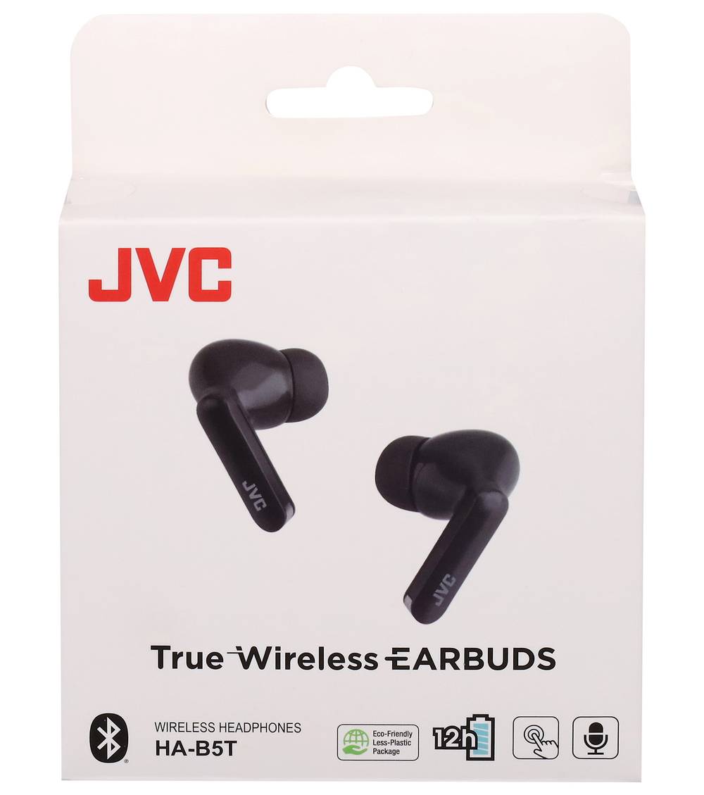 JVC Black True Wireless Earbuds