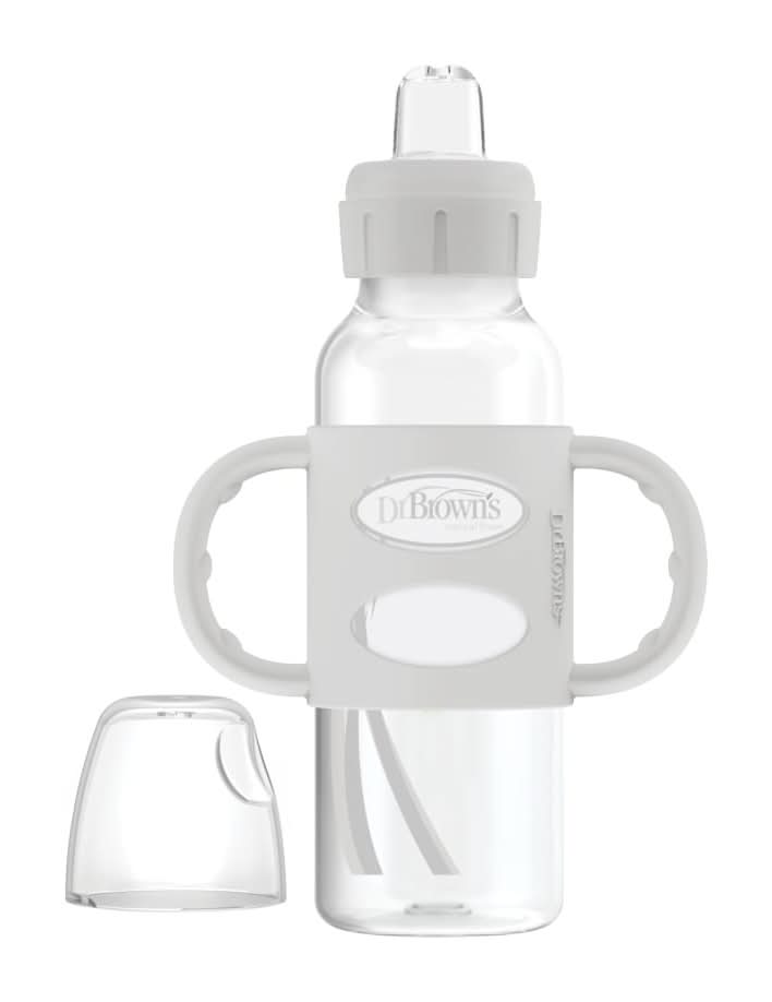 Dr. Brown's Sippy Spout Bottle with removable Silicone Handles - Assorted Colors