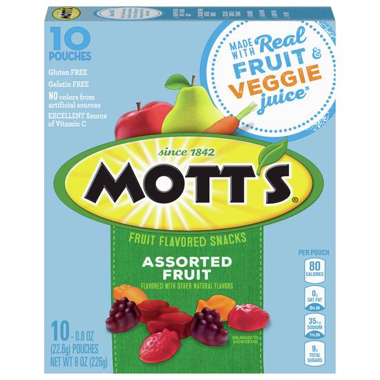 Mott's Assorted Fruit Flavored Snacks