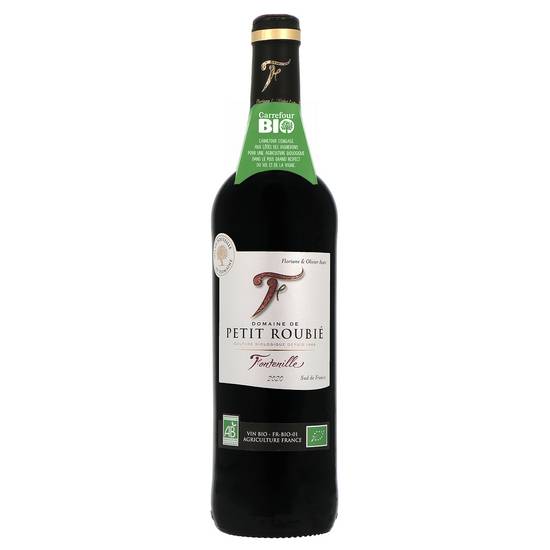 Domaine de Petit Roubié - Vin rouge bio pays de l'hérault (750 ml)