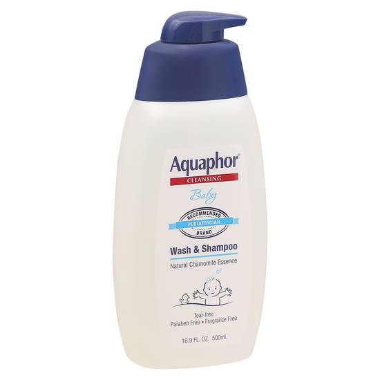 Aquaphor Fragrance Free Baby Body Wash & Shampoo