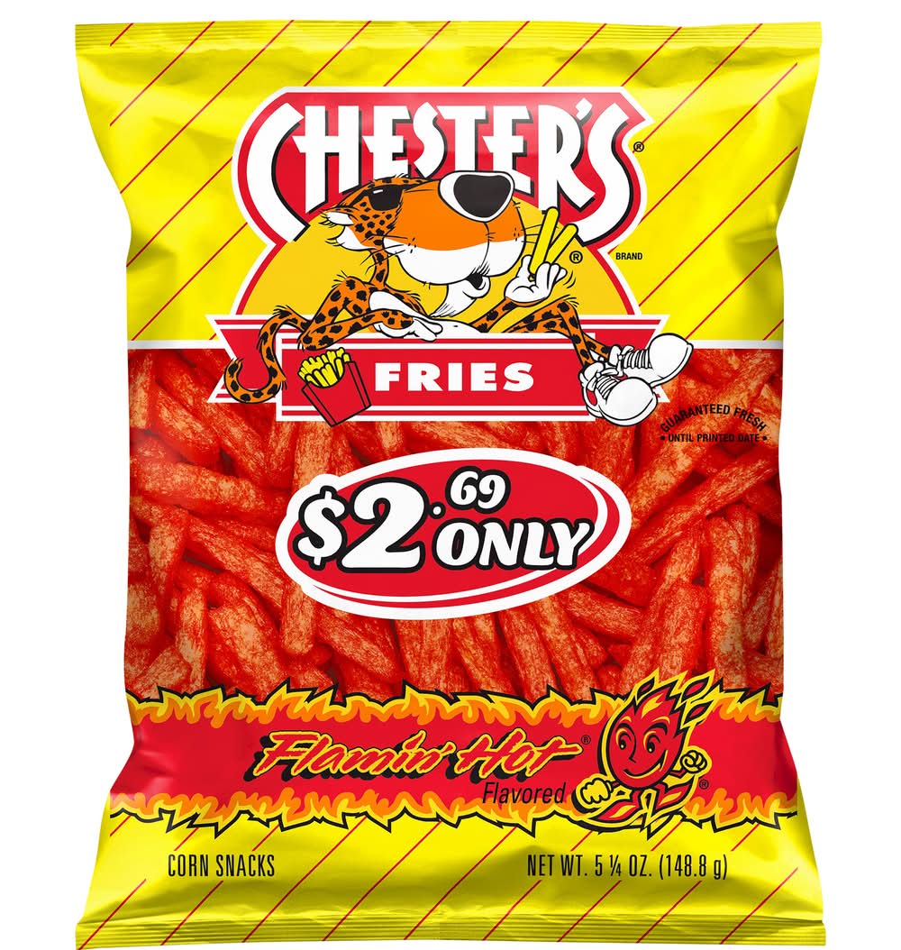 Chester's Fries Corn Snacks, Flamin' Hot (5.25 oz)