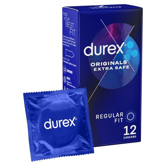 Durex Extra Safe Thick Condoms x12