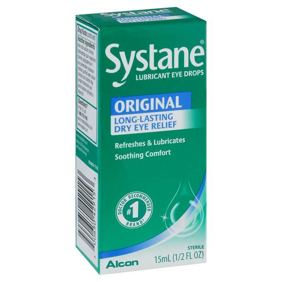 Systane Lubricant Eye Drops Original Long Lasting Dry Eye Relief