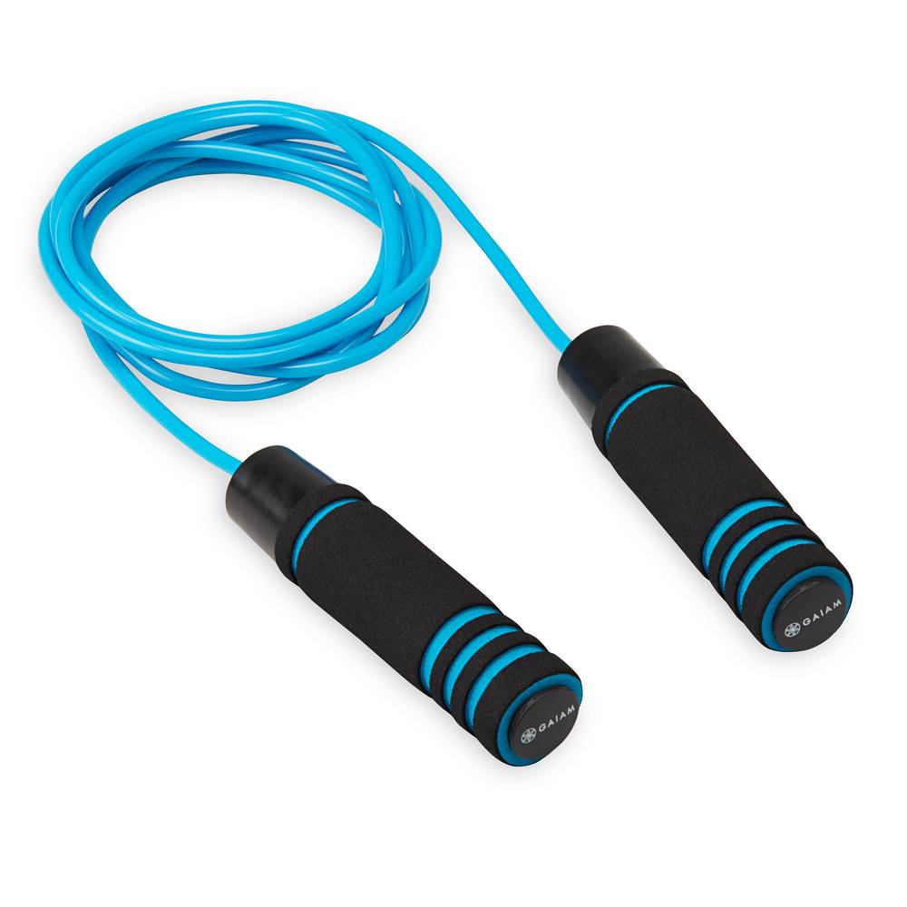 Gaiam Weighted Jump Rope (blue)