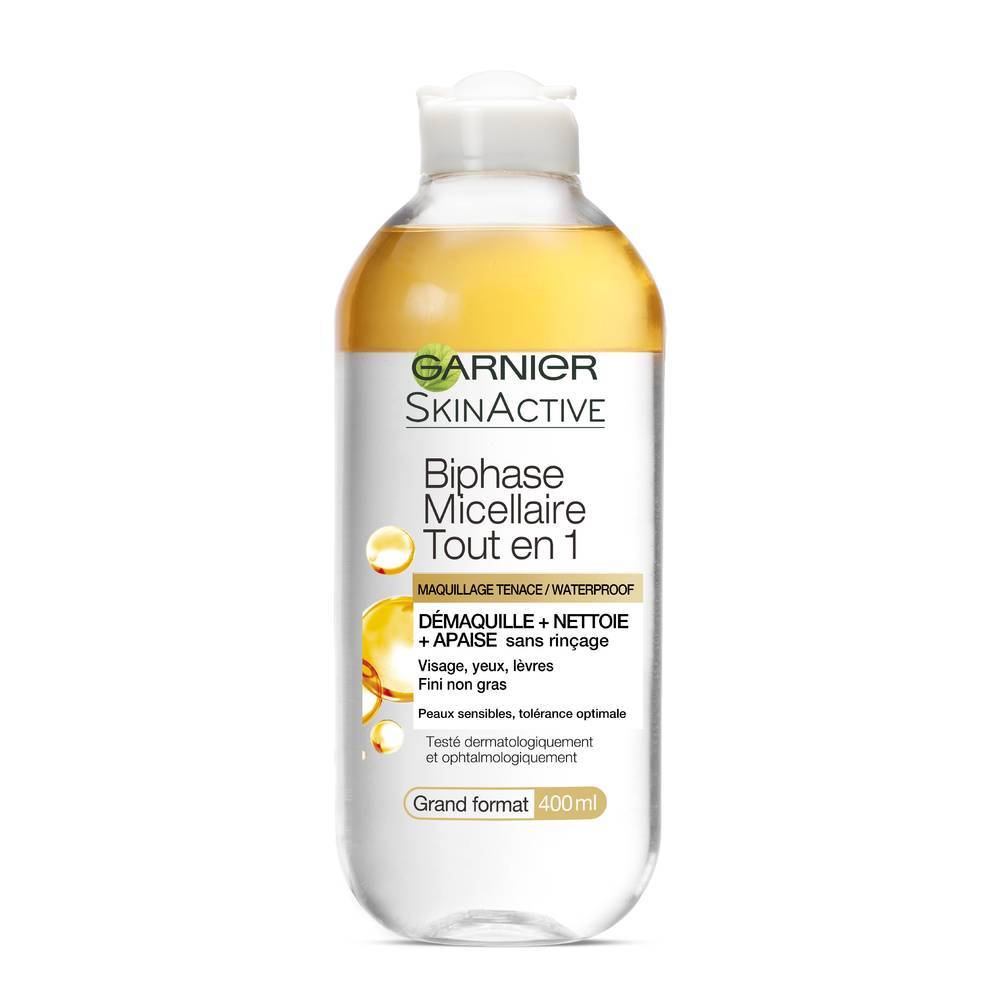 Garnier - Skin active lotion biphase micellaire tout-en-1 (400ml)