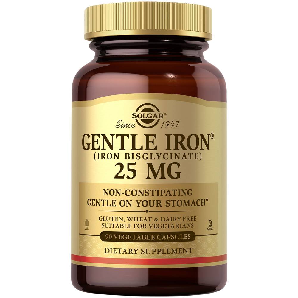 Solgar Gentle Iron Non-Constipating 25 mg (90 ct)