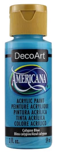 DecoArt Americana Acrylic Paint, Calypso Blue (2 fl oz)