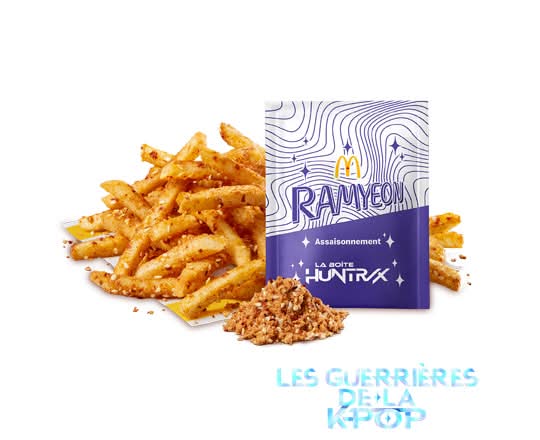 Frites McMélangées ramyeon [370.0 Cal]