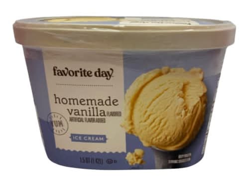 Favorite Day Homemade Ice Cream, Vanilla (1.5 qt)
