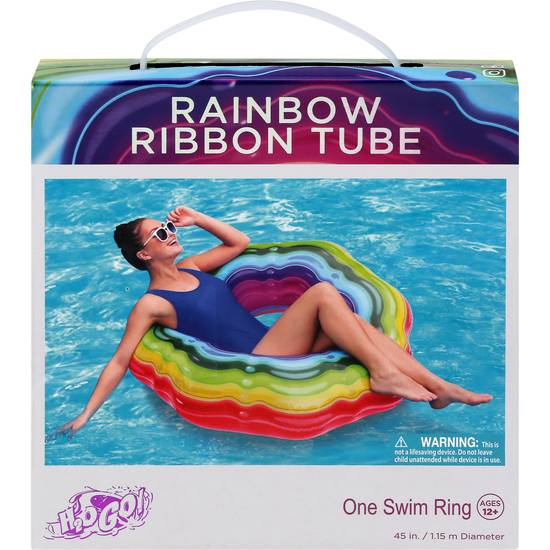 H2ogo! Rainbow Ribbon Tube Swim Ring
