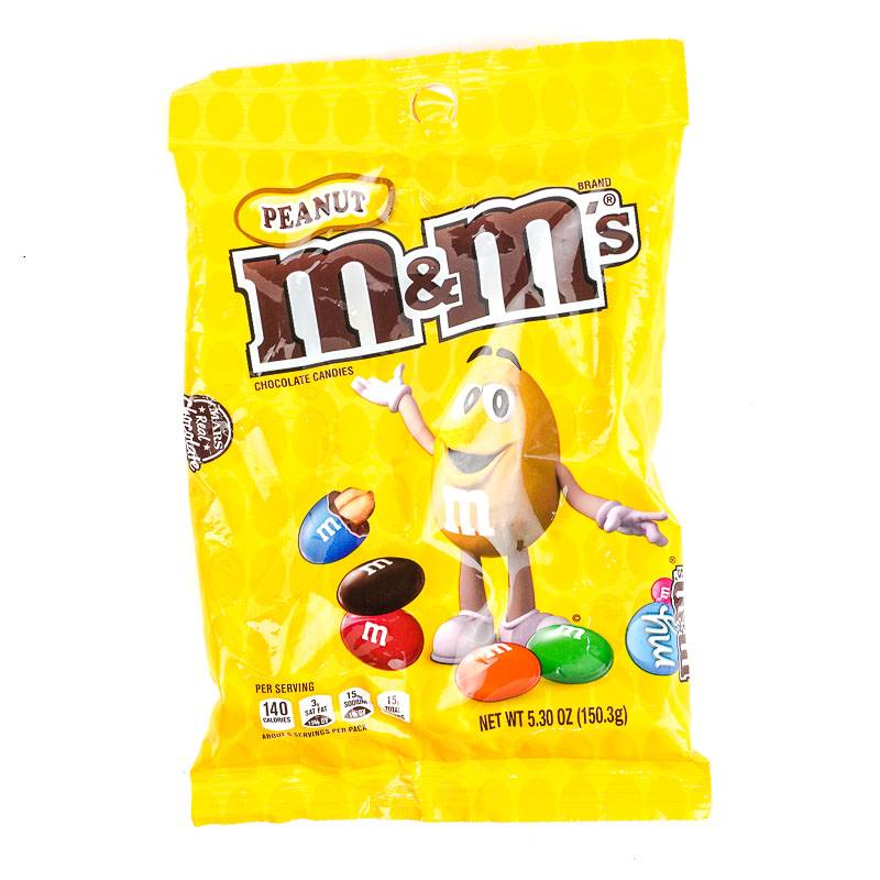 M&Ms Chocolate Peanut Ud 150 Gr