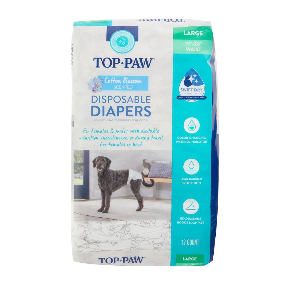 Top Paw Disposable Dog Diapers (large)