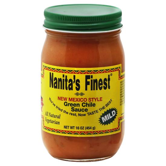 Nanita's Finest Mild Green Chile Sauce