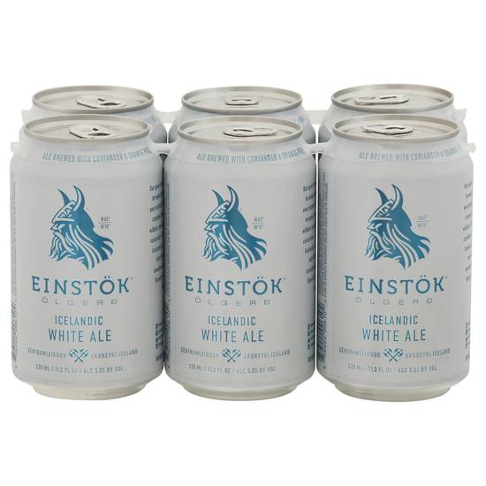 Einstok Olgerd Icelandic White Ale Beer (6 ct, 11.2 fl oz)
