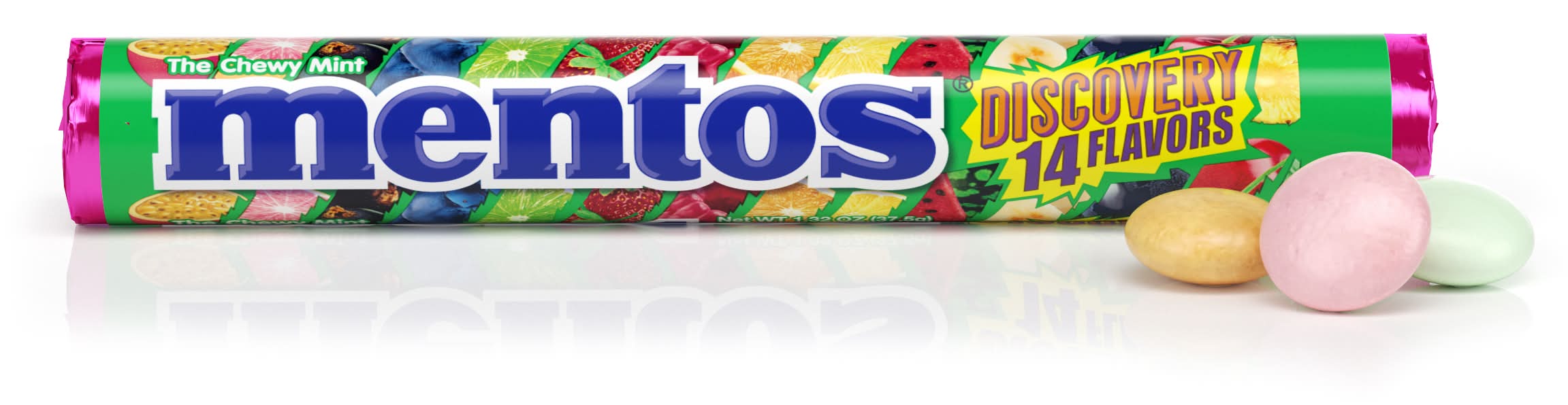 Mentos The Chewy Mint Candy, Assorted (1.32 oz)