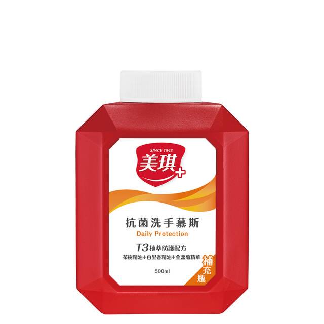 美琪抗菌T3洗手慕斯補充瓶-500ml <500ml毫升 x 1 x 1Bottle瓶>