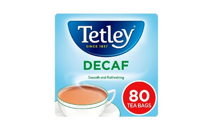 Tetley Decaf 80 Tea Bags (358982) 