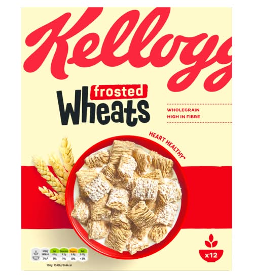 Kellogg's Wheats Frosted Breakfast Cereal (500g)