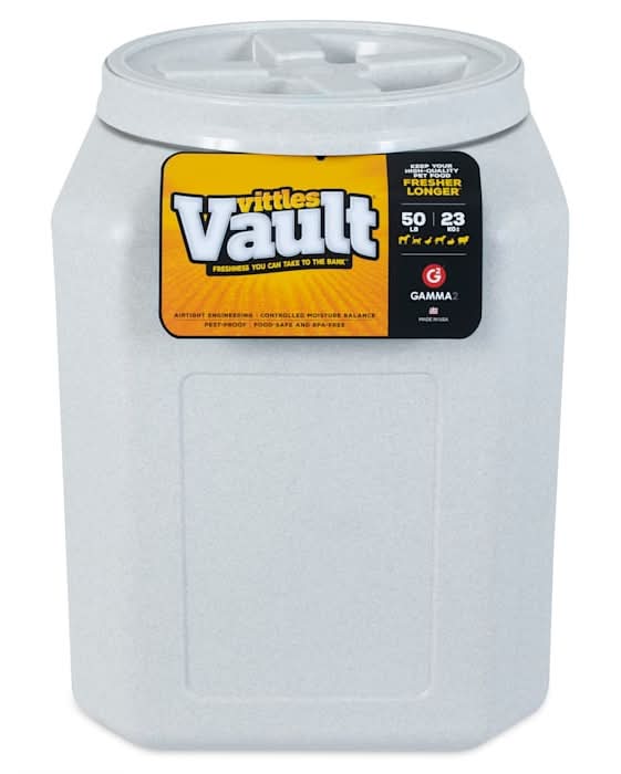 Gamma Vittles Vault Plus Pet Food Container, 50 lbs., Large