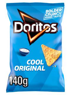 Doritos Cool Original Tortilla Chips Sharing Bag Crisps 140g
