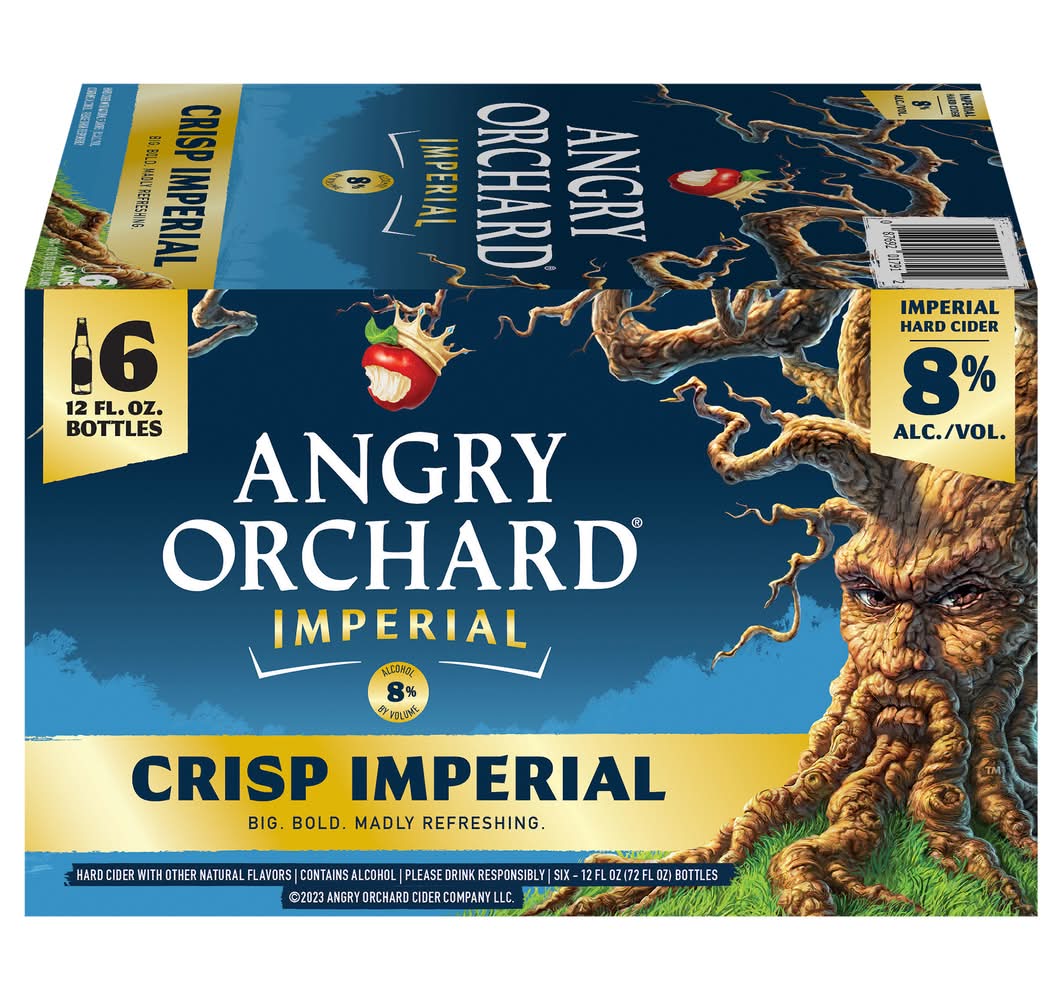 Angry Orchard Crisp Imperial Hard Cider (6 x 12 fl oz)