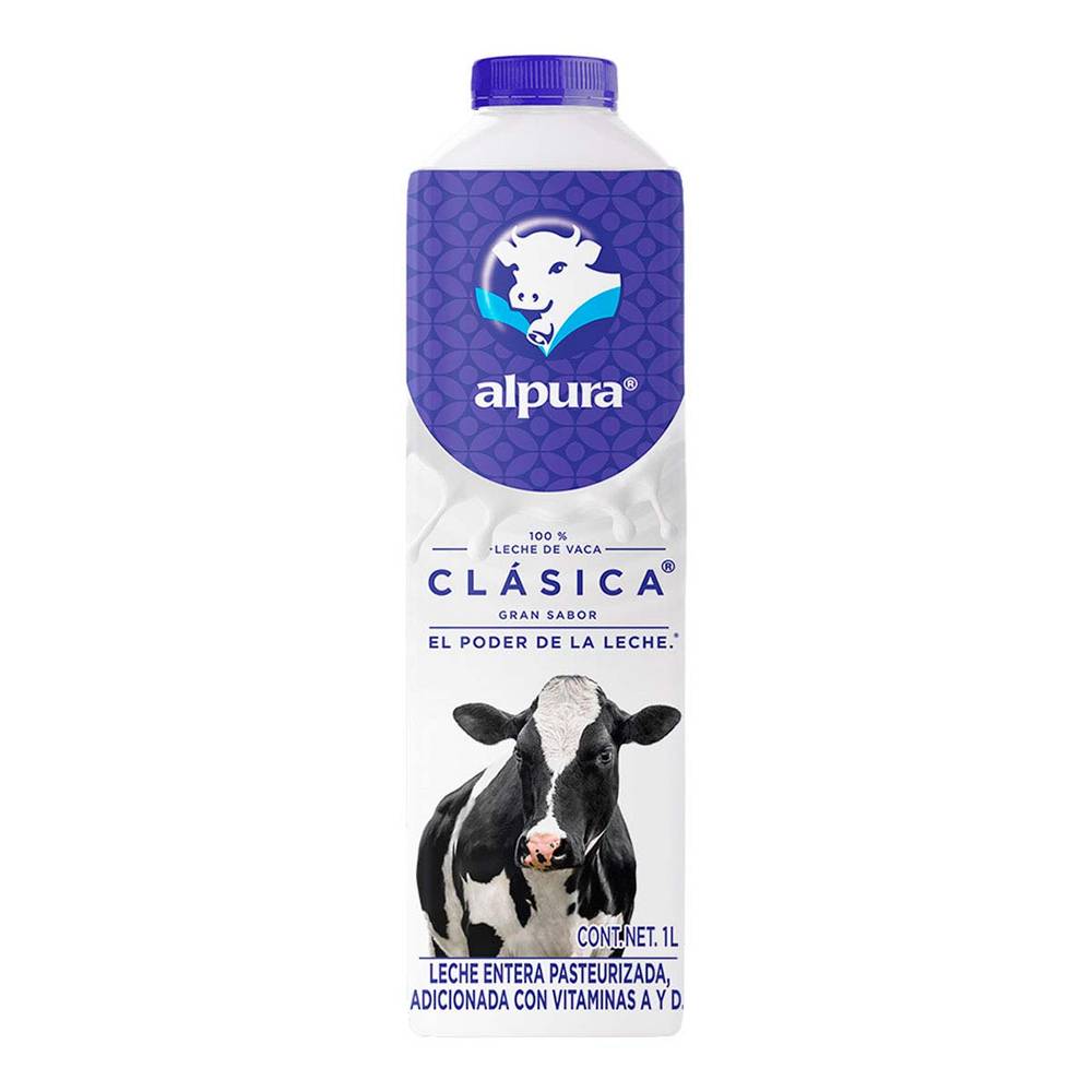 Alpura · Leche entera clásica (1 L)