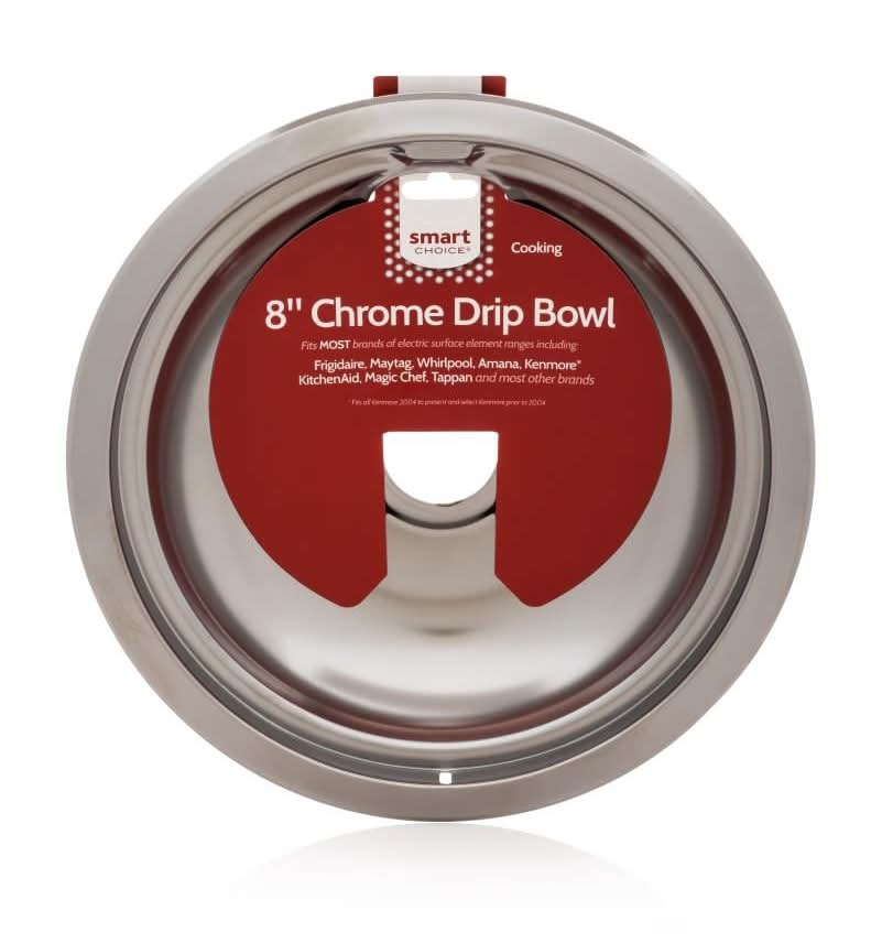 Smart Choice Universal Electric range Drip pan ( Chrome )