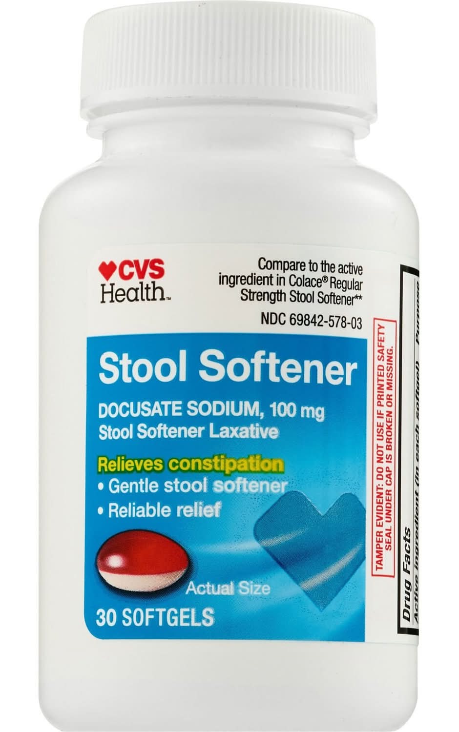 CVS Health Stool Softener Softgel 100 mg (30 ct)
