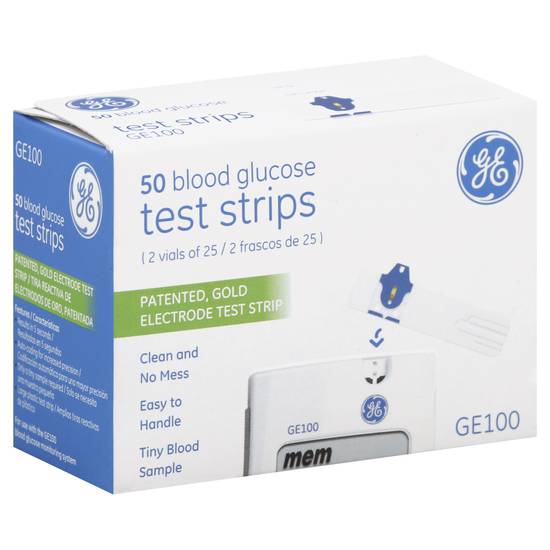 Ge Blood Glucose Test Strips (50 ct)