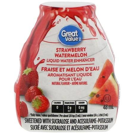 Great Value Water Enhancer, Strawberry-Watermelon (48 ml)