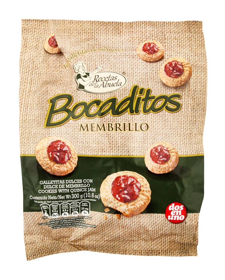 Arcor · Galletas bocaditos de membrillo (300 g)
